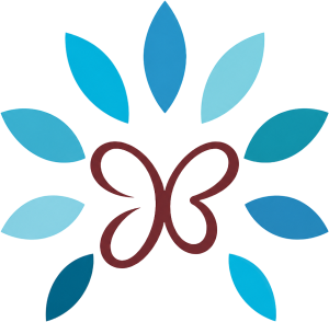 logo mariposa tonos azules sin forndo logo mariposa tonos azules sin forndo